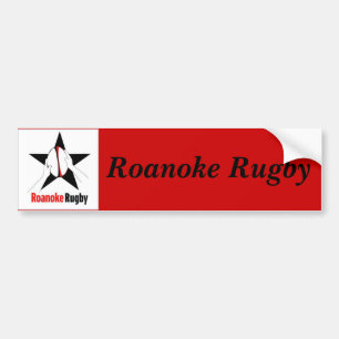 Pegatina Para Coche Rugbi de Roanoke