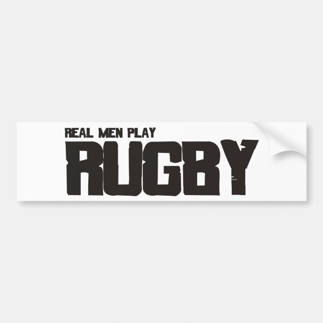 Pegatina Para Coche Rugbi real del juego de los hombres (Frente)