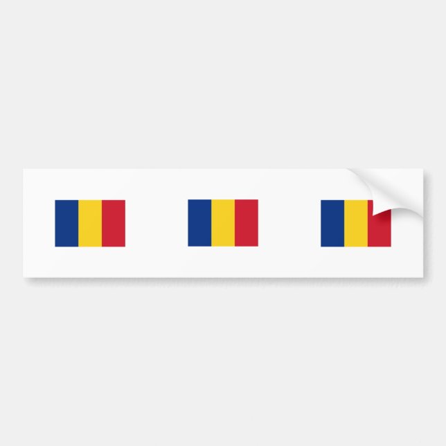 Pegatina Para Coche Rumania (Frente)