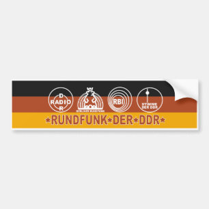 PEGATINA PARA COCHE RUNDFUNK DER RDA