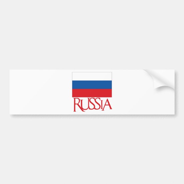 Pegatina Para Coche Rusia (Frente)