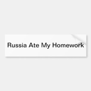 Pegatina Para Coche Rusia comió mi preparación
