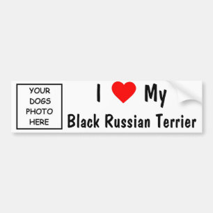 Pegatina Para Coche Ruso negro Terrier