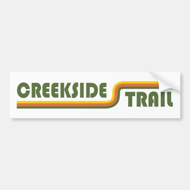 Pegatina Para Coche Ruta de Creekside (Frente)
