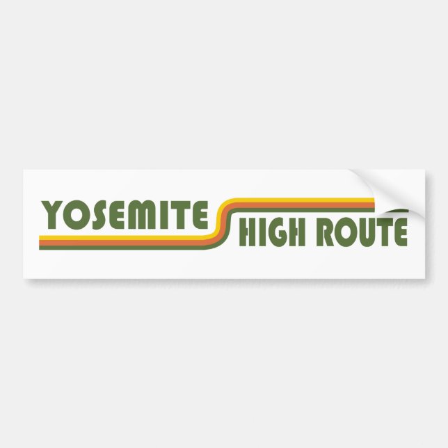 Pegatina Para Coche Ruta Yosemite (Frente)