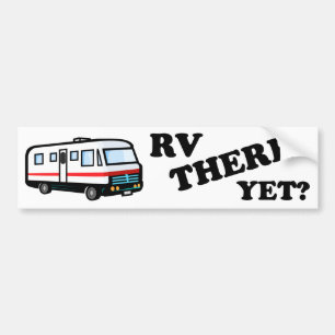 Pegatina Para Coche ¿RV ALLÍ TODAVÍA? (blanco)