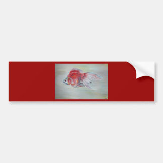 Pegatina Para Coche Ryukin Goldfish Pintura acrílica
