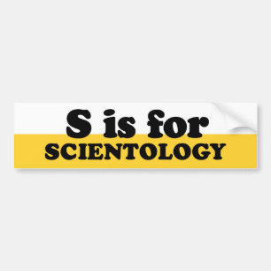 PEGATINA PARA COCHE S ESTÁ PARA EL SCIENTOLOGY