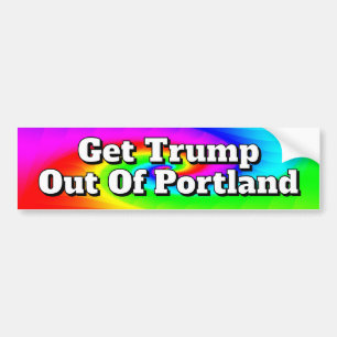 Pegatina Para Coche Sacar a Trump de Portland