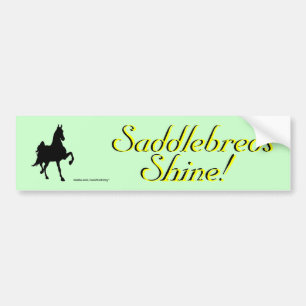 Pegatina Para Coche Saddlebreds