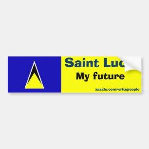 Pegatina Para Coche saint lucia, mi futuro