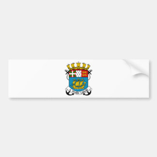 Pegatina Para Coche Saint Pierre y escudo de armas de Miquelon