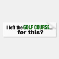 ¿Salí del campo de golf para esto?