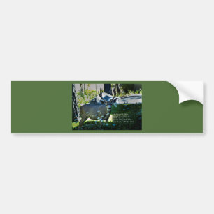 Pegatina Para Coche Salmo 42:1 y venado