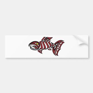 Pegatina Para Coche Salmones del Haida