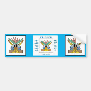 Pegatina Para Coche Salome Peace Bumper Sticker