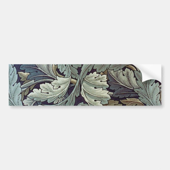 Pegatina Para Coche Saltos de fondo de William Morris Acanthus (Frente)