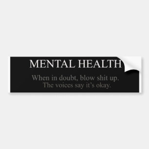 Pegatina Para Coche Salud mental
