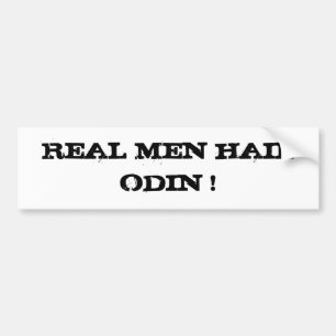 PEGATINA PARA COCHE ¡SALUDO REAL ODIN DE LOS HOMBRES!