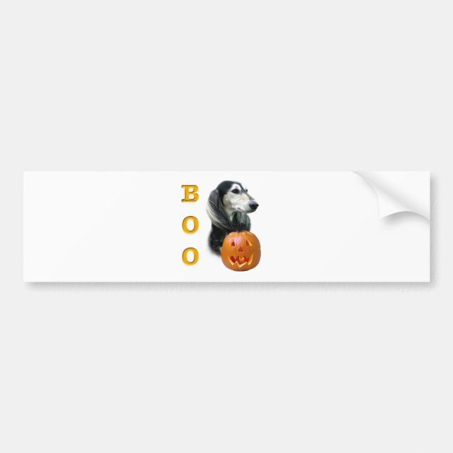 Pegatina Para Coche Saluki Boo (Frente)