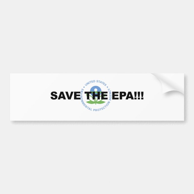 Pegatina Para Coche Salvar la EPA (Frente)