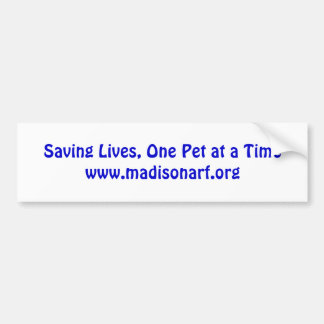Pegatina Para Coche Salvares vidas, un mascota en