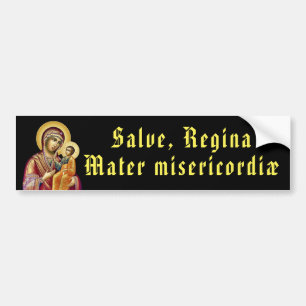 Pegatina Para Coche Salve Regina mater misericordia