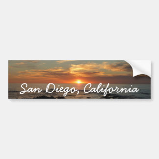 Pegatina Para Coche San Diego Sunset II