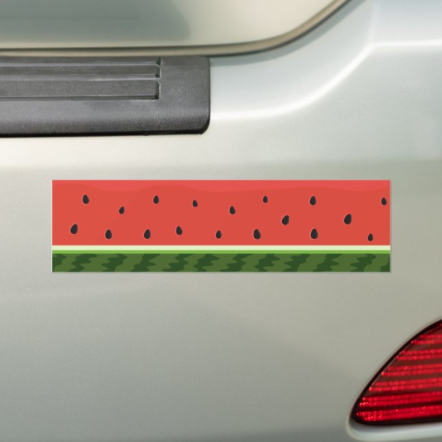 Pegatina Para Coche sandía moderna (en coche)