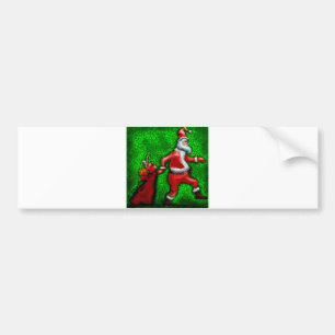 Pegatina Para Coche Santa Claus