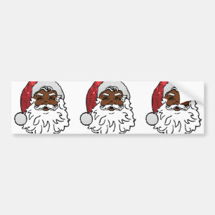 Pegatina Para Coche santa claus negro