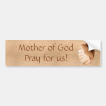 Santa Mary Bumper Sticker