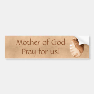 Pegatina Para Coche Santa Mary Bumper Sticker