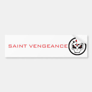PEGATINA PARA COCHE SANTA VENGANZA