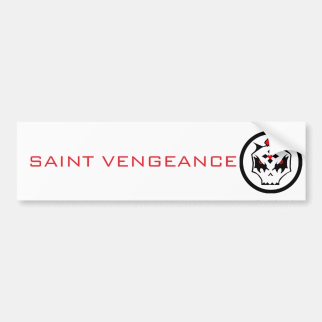PEGATINA PARA COCHE SANTA VENGANZA  (Frente)