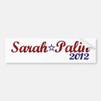 Pegatina Para Coche Sarah Palin 2012