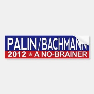 Pegatina Para Coche Sarah Palin/Micaela Bachmann 2012
