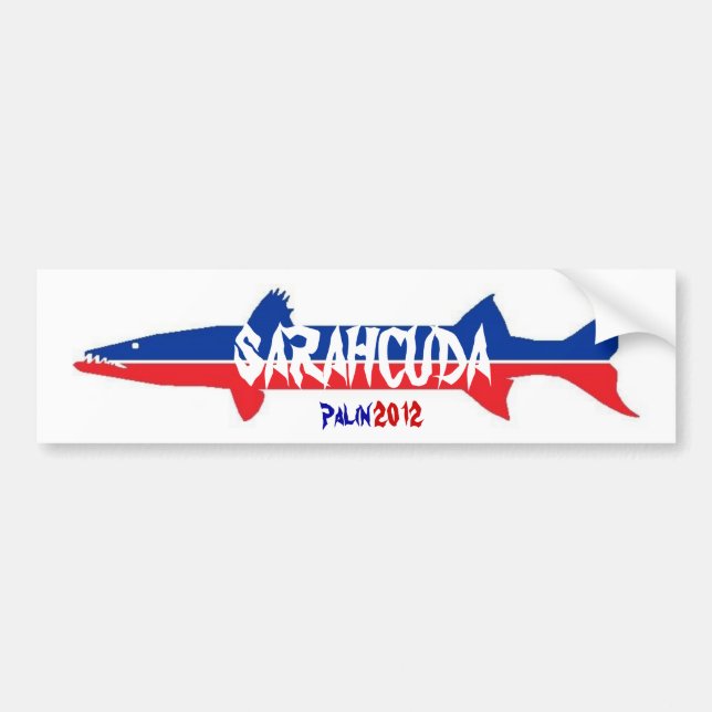 PEGATINA PARA COCHE SARAHCUDA (Frente)