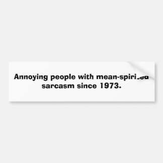 Pegatina Para Coche Sarcasmo