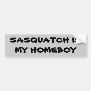 Pegatina Para Coche Sasquatch es mi hogar