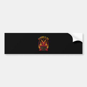 Pegatina Para Coche Satanic Pagan Goat Premium
