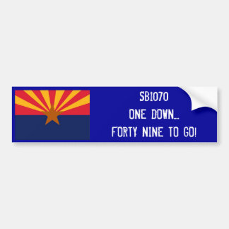 Pegatina Para Coche SB1070 Bumpersticker