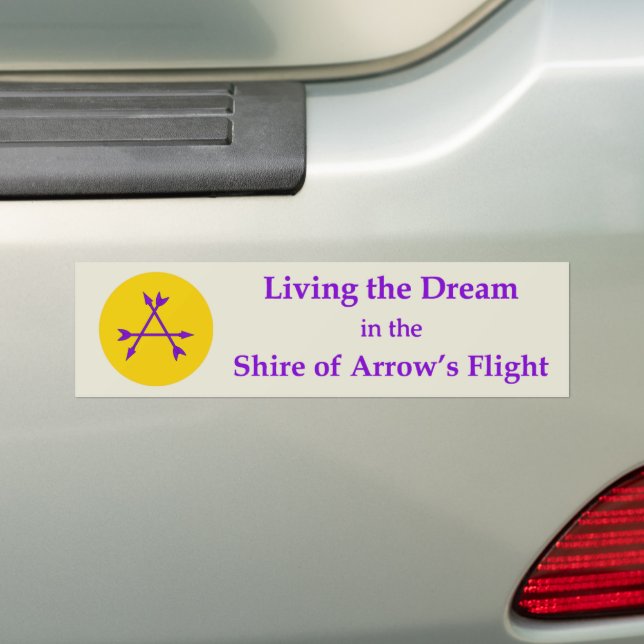 Pegatina Para Coche SCA Arrow's Flight Bumper Sticker (en coche)