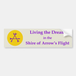 Pegatina Para Coche SCA Arrow's Flight Bumper Sticker