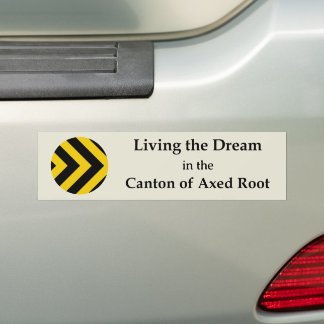Pegatina Para Coche SCA Axed Root Bumper Sticker (en coche)