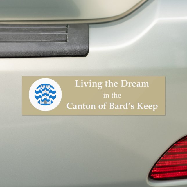 Pegatina Para Coche SCA Bard's Keep Bumper Sticker (en coche)