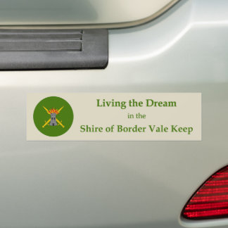 Pegatina Para Coche SCA Border Vale Keep Bumper Sticker