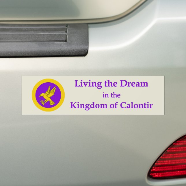 Pegatina Para Coche SCA Calontir Bumper Sticker (en coche)