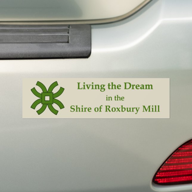 Pegatina Para Coche SCA Roxbury Mill Bumper Sticker (en coche)