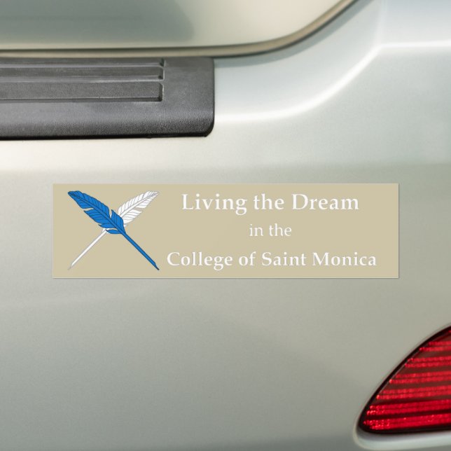 Pegatina Para Coche SCA Saint Monica Bumper Sticker (en coche)